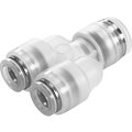 Festo Push-In Y-Connector NPQP-Y-Q8-Q6-FD-P10 NPQP-Y-Q8-Q6-FD-P10